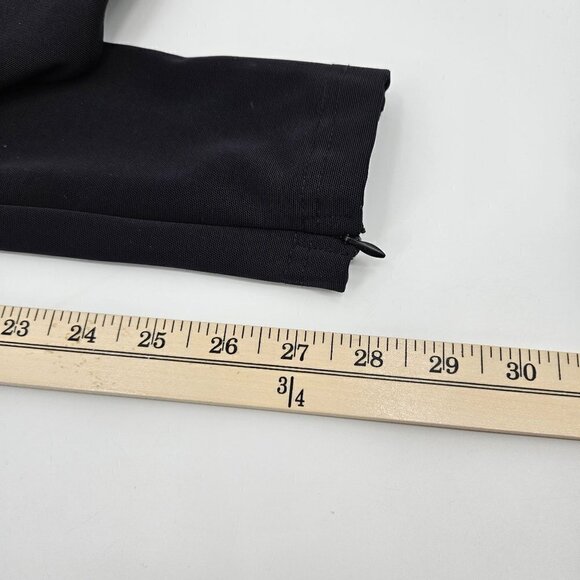 ALALA Black Mesh Zip Ankle Tights Women's S Activewear Athleisure Lounge Wear - Picture 11 of 12